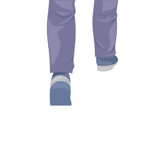 foot walking vector illustration element design