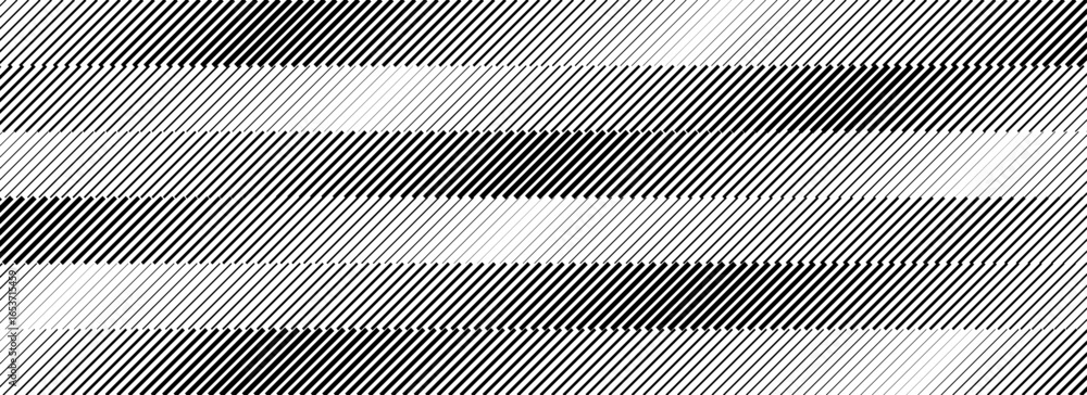 Poster oblique stripe halftone gradient texture. diagonal line gradation background. repeating striped patt