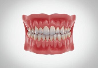 Obraz premium x-default 3D Render of Human Teeth and Gums