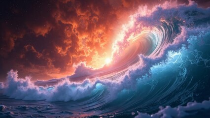 The landscape of technological waves