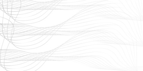 Futuristic 3D render of flowing black lines twisting and weaving over a clean white background, creating a dynamic abstract composition that conveys modern technology, digital innovation, and minimali