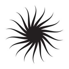 Obraz premium Radial burst lines circular element. Starburst, sunburst graphics. Concentric rays, beams. Sparkle, gleam, twinkle trail lines. Flare, explosion, fireworks radiance effect. Flash, glare design.