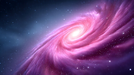 stunning photograph of a spiral galaxy with vibrant colors and swirling arms