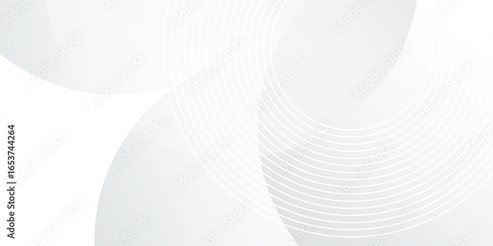 Poster white geometric abstract background overlap layer on bright space with lines effect decoration. mode