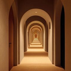 Fototapeta premium Serene Stellar Corridor