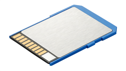 An sd card with handwritten label sticker