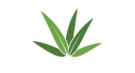 Minimalist Green Leaves Logo Design Representing Growth, Natural Beauty and Sustainable Practices For Eco-Friendly Business and Environmental Awareness Campaigns