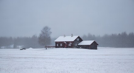 old house in the mountains