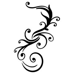 Batik Ornamental Element Decoration Layout