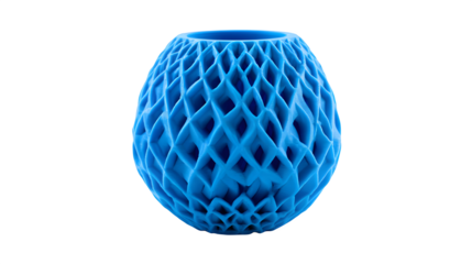 blue plastic basket