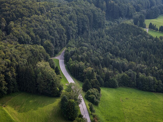 Luftbild Waldstra&szlig;e