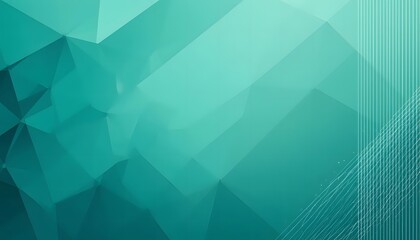 Abstract teal geometric background with subtle vertical lines