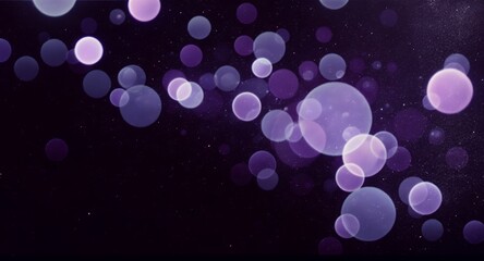 Purple Bokeh Lights Background Abstract Sparkle Overlay for Design