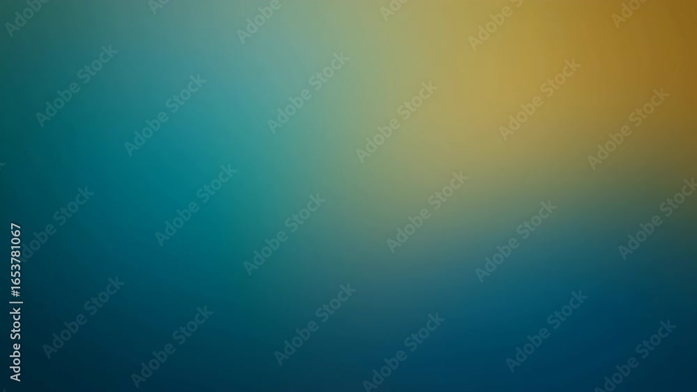 Poster abstract background with smooth gradient blending blue and yellow colors creating calm and warm atmo