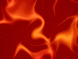 Abstract motif red and orange color flame like silk for background