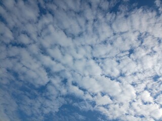 blue sky with clouds