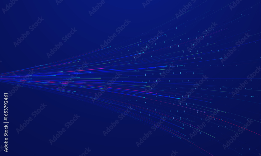 Poster abstract big data code representation. modern high-tech data background. graphic concept for your de