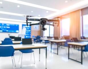 Drone in modern classroom