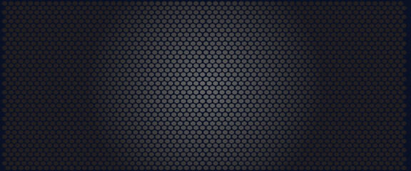 Black metal texture steel background. Perforated sheet metal.