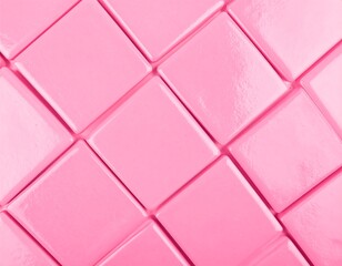 Pink square pattern texture