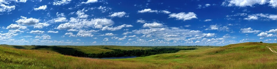 Iowa Sky: Summer 2020 Landscape View at Horseshoe Bend State Park