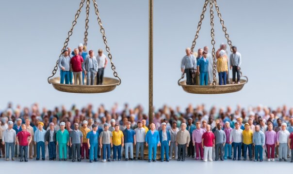Equality and Justice: A Miniature Representation of Societal Balance