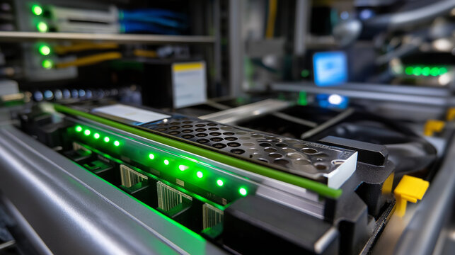 Driveslot LED Indicator Turning Green as System Powers Online