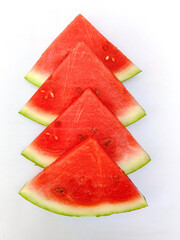 Healthy Summer Snack: A Vibrant Slice of Sweet Watermelon