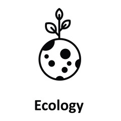 Ecology Vector icon which can easily modify or edit