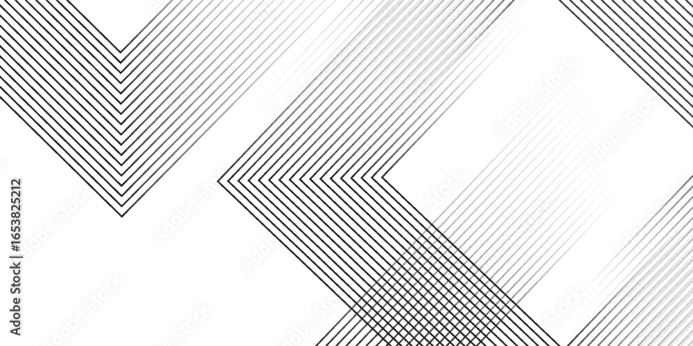 Aufkleber white geometric abstract background overlapping layers on bright space with line effect decoration. 