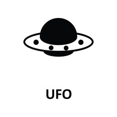 UFO Vector icon which can easily modify or edit