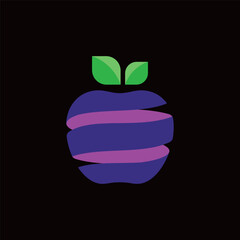 Modern Apple Fruit Logo Design