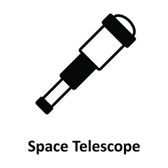  Space Telescope Vector icon which can easily modify or edit