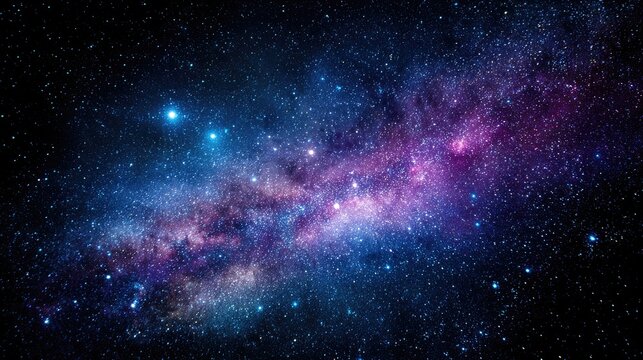 Deep space nebula. Stars and galaxies