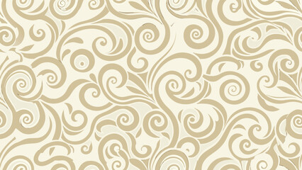 Fototapeta premium Elegant swirling abstract pattern with delicate lines and curves