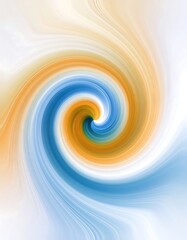 Abstract Swirling Colors, Digital Art (1)