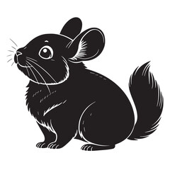 black munchkin Silhouette Vector, High Quality Illustration on White Background