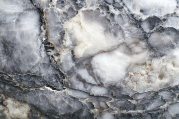 Close-up view of grey and white marble