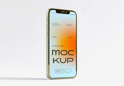 Realistic Smartphone Mockup PSD Template