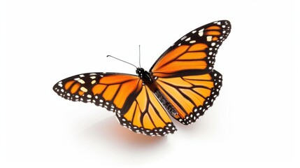 Fototapeta premium A Butterfly on a White Background