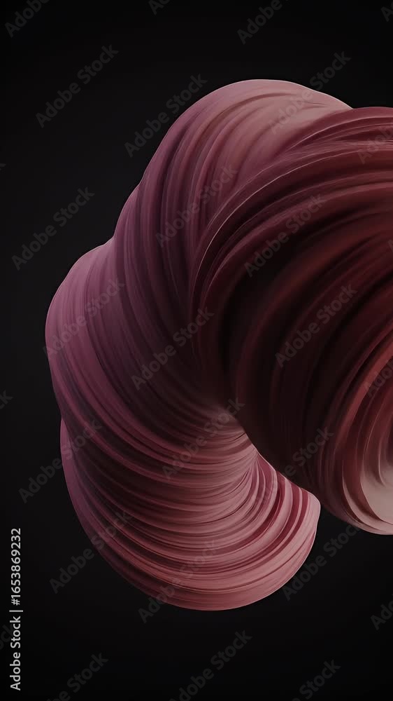 Poster abstract 3d swirl pattern background motion organic fluid flowing design