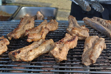 grilled pork ribs