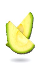 Fresh avocado slices