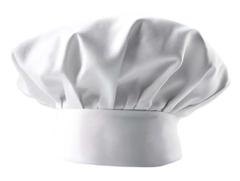 A classic chef is hat