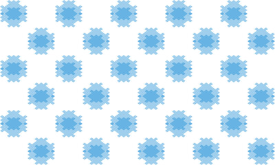 Thai patter, Abstract diamond Seamless geometric pattern with two tone blue diamond stars checkerboard background, repeat star pattern design for fabric printing, star patter