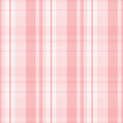 Vector seamless pattern in pink Scottish plaid.