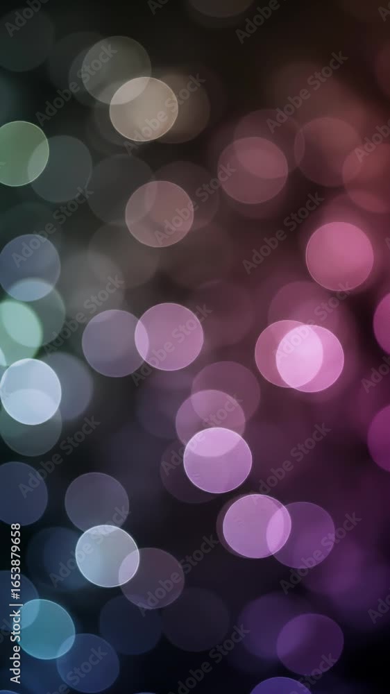 Poster abstract bokeh lights colorful circles gradient background