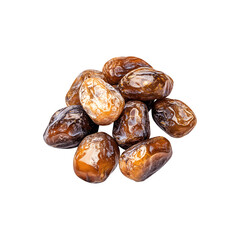 Obraz premium A heap of dried dates arranged together