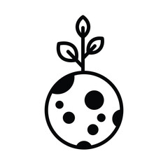 Ecology Vector icon which can easily modify or edit