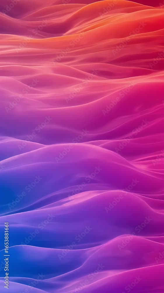 Poster abstract colorful gradient wave background with flowing liquid motion